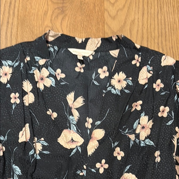 Rebecca Taylor floral silk blend dress size 10 - Picture 3 of 7